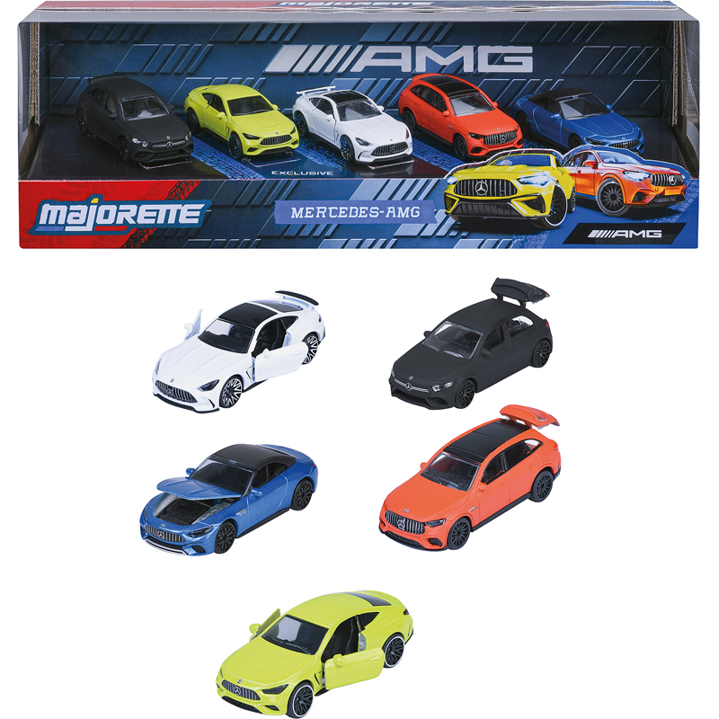 Pack 5 véhicule 1/64 majo merced