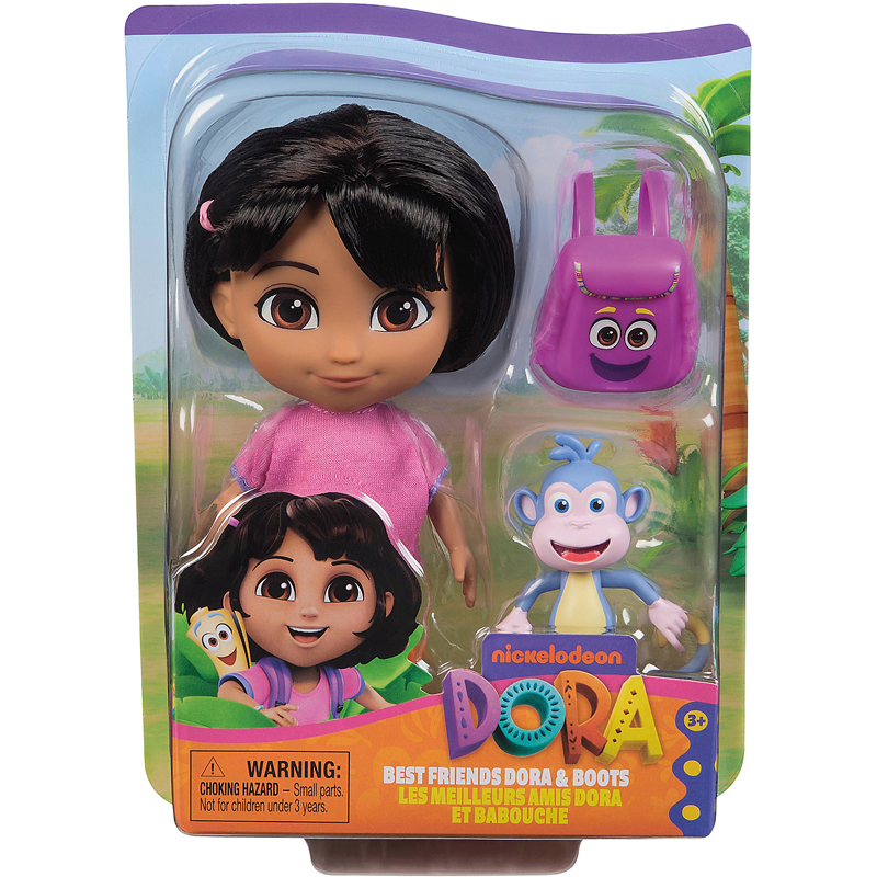 Poupée 15 cm + figurine dora