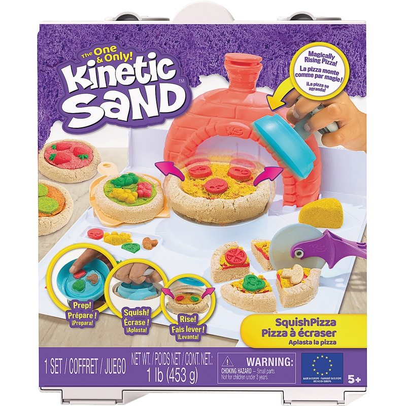 Atelier pizza kinetic sand
