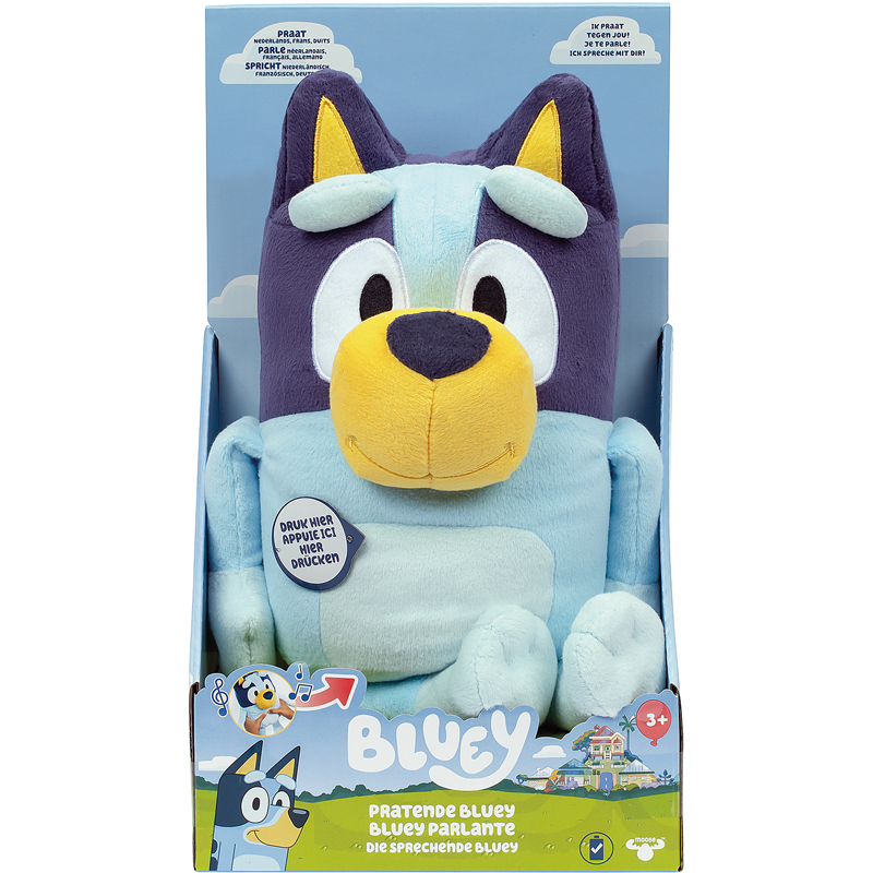 Peluche 33 cm parlante Bluey
