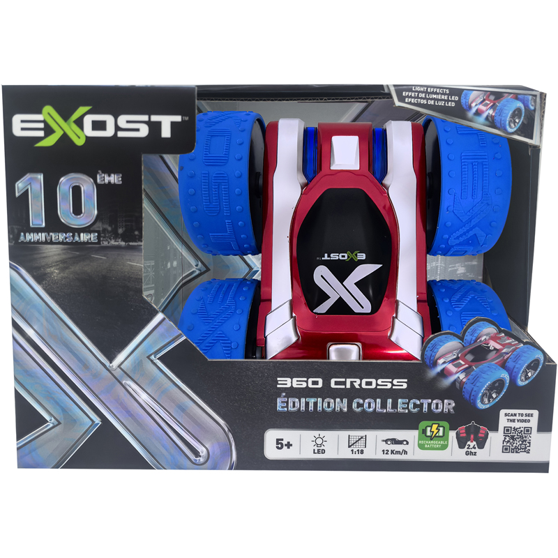 Véhicule 1/18 radio-commandé exost 360 cross