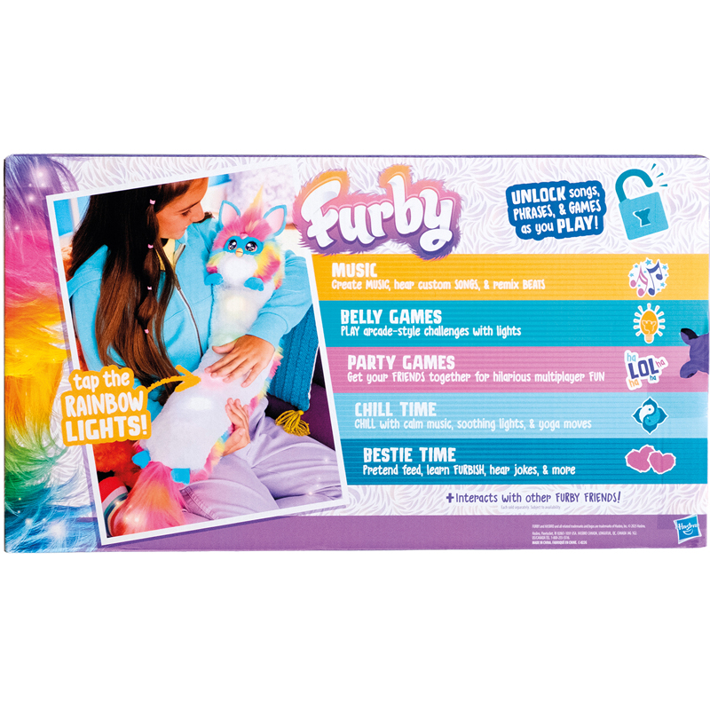 Furby dj rainbow