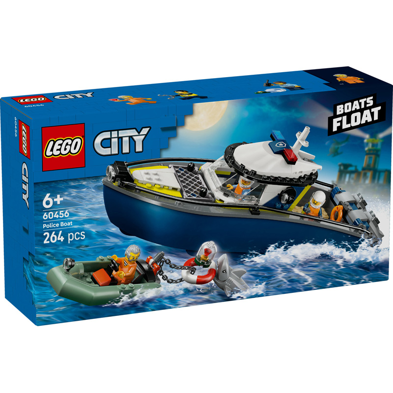 Lego 60456 - Crse prste bateau police - Lego City