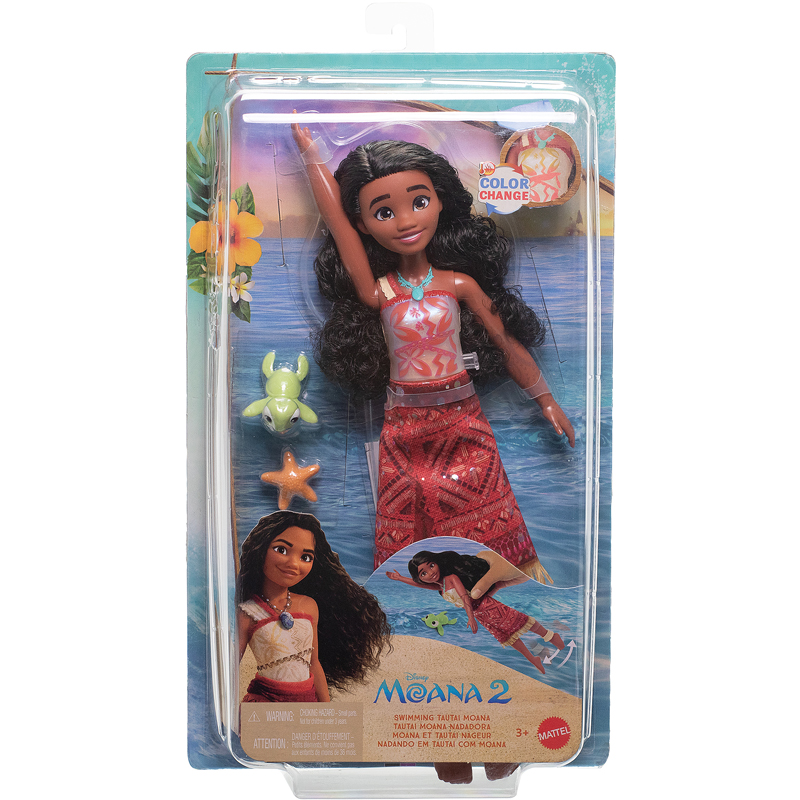 Poupée nageuse princesse vaiana 2