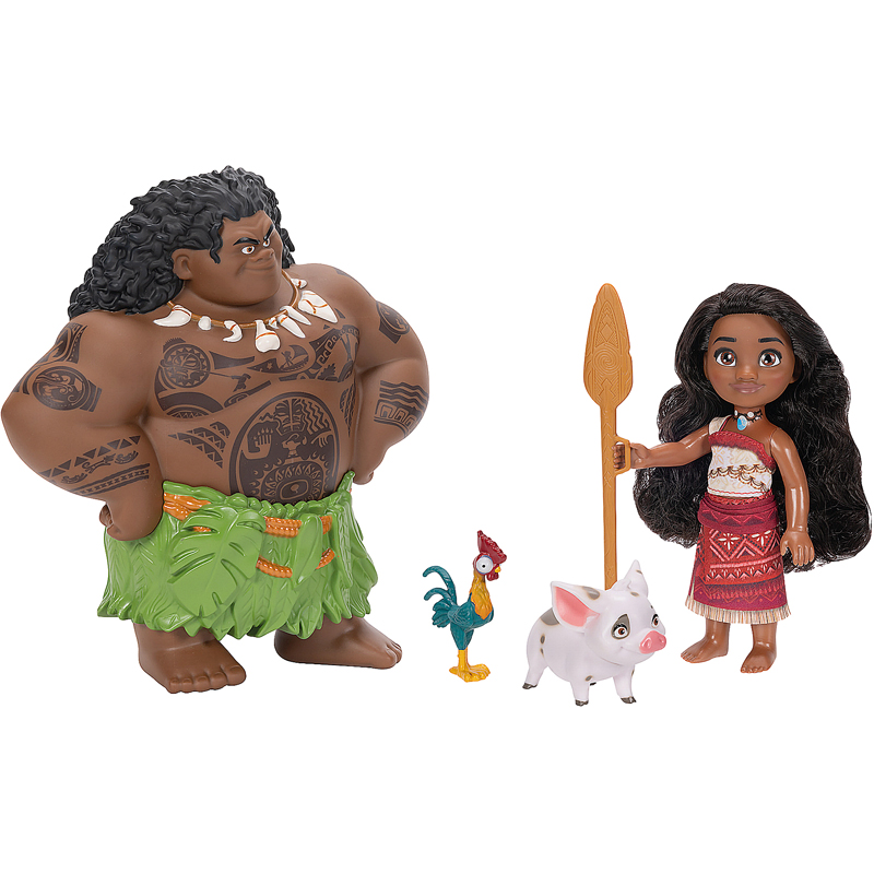 Coffret poupée 15 cm maui + vaiana 2