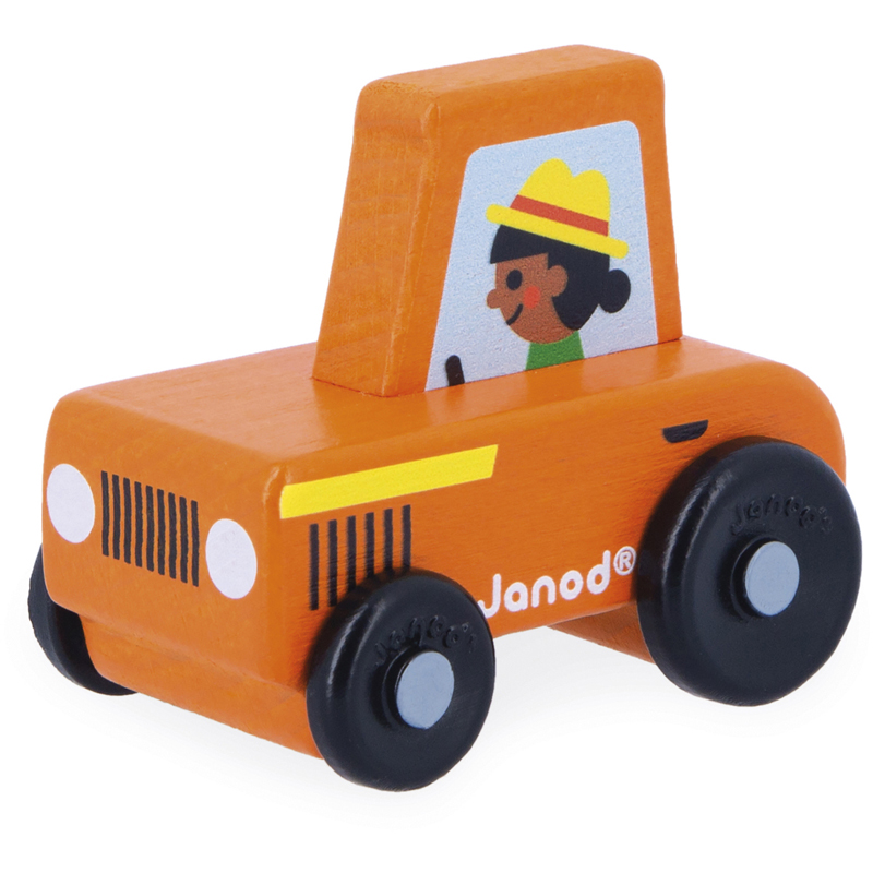 Cross roads - tracteur rouge