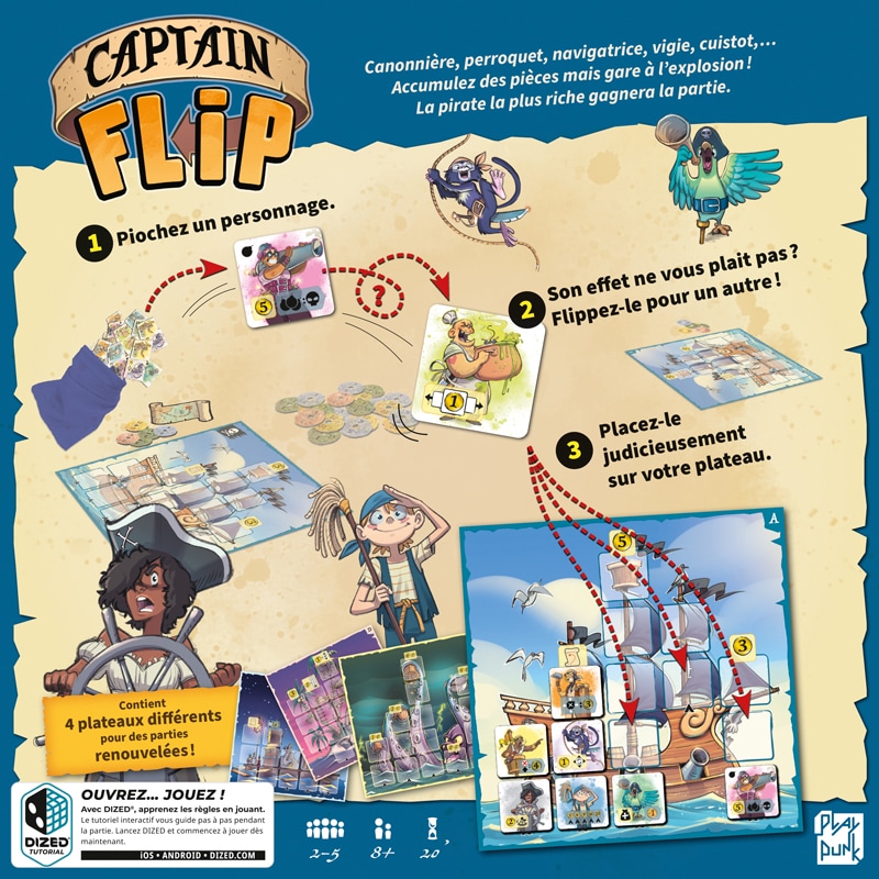 Jeu captain flip