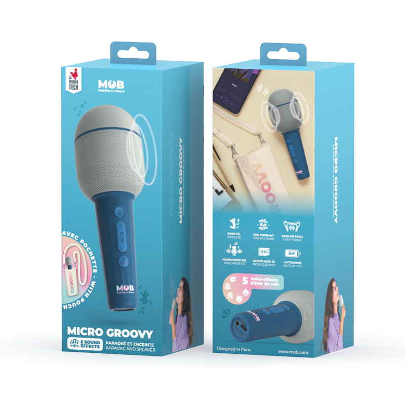 Micro groovy bleu nuit