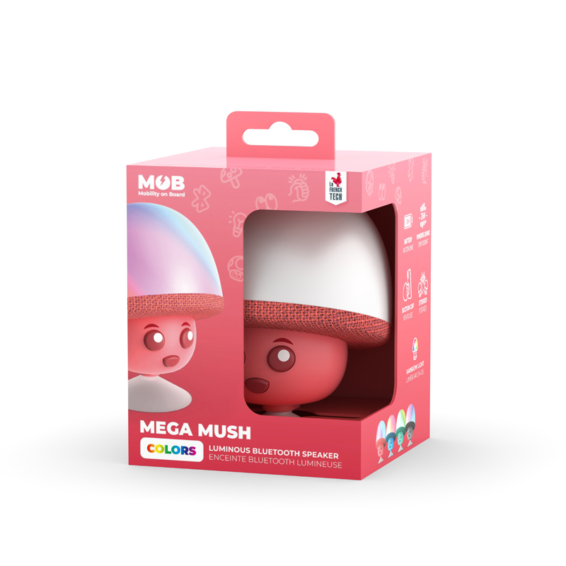 Enceinte champignon rouge