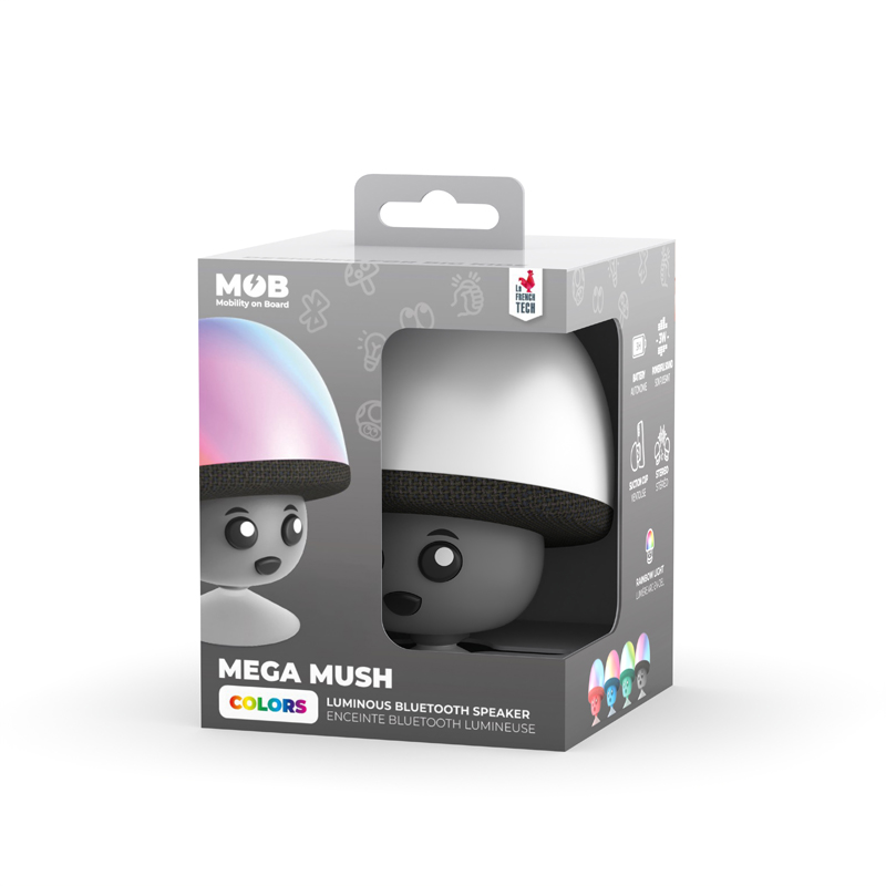 Enceinte champignon noir