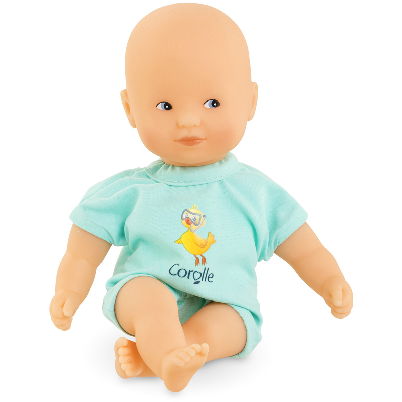 Poupon 20 cm mini bain bleu