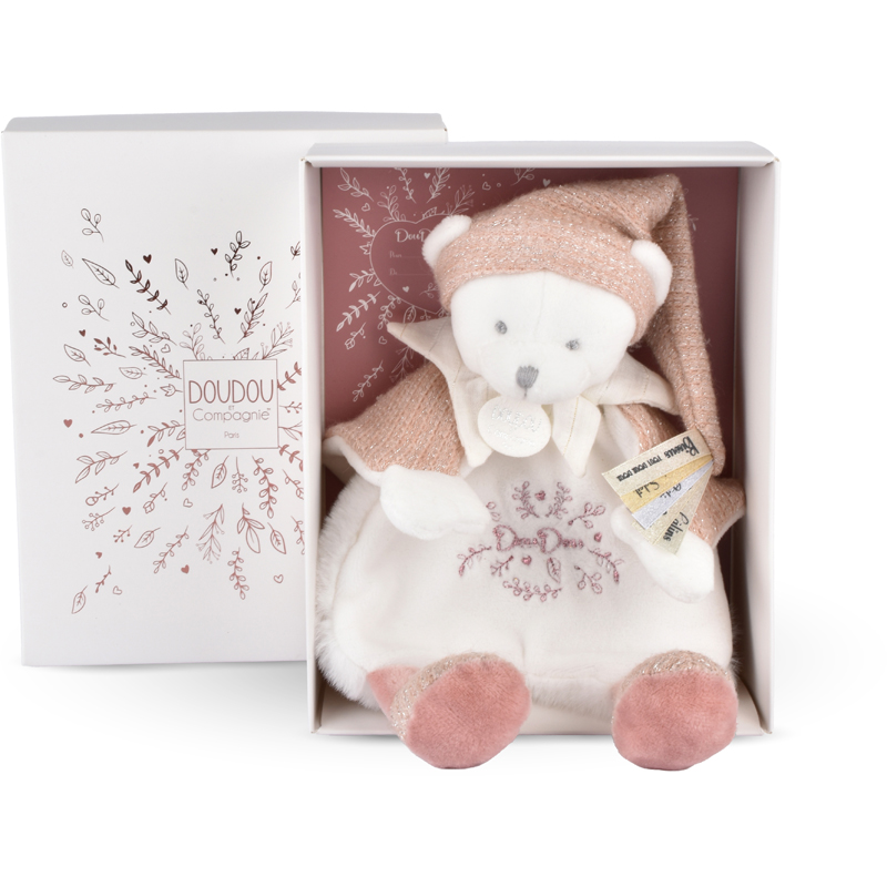 Doudou ours rose 25 ans