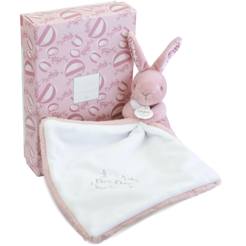 Peluche 10 cm lapin rose