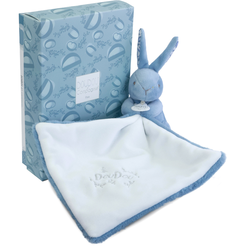 Peluche 10 cm lapin bleu