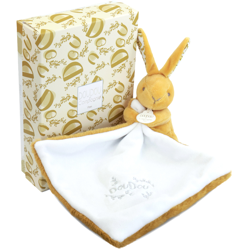 Peluche 10 cm lapin ocre