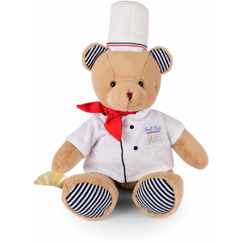 Peluche 28 cm ours chef
