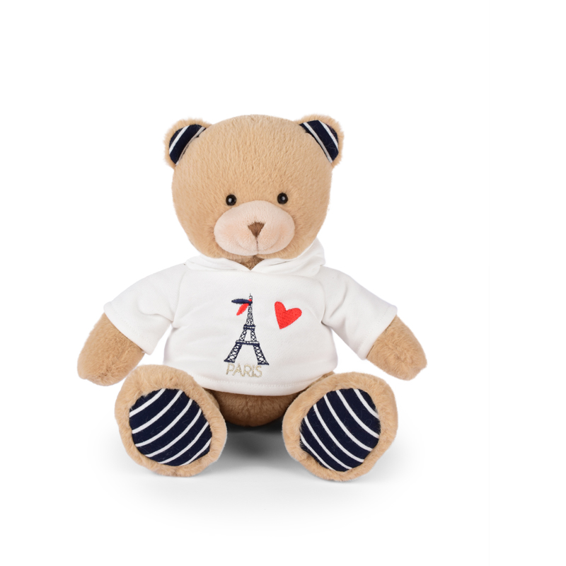 Peluche 28 cm ours sweat