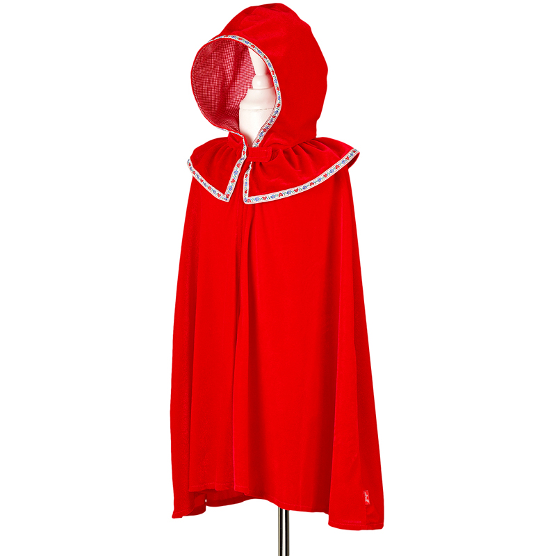 Cape chaperon rouge 2-8 ans