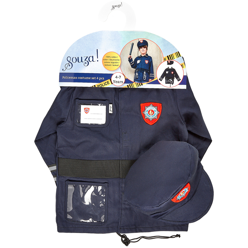 Set policier + accessoires 4-7 ans