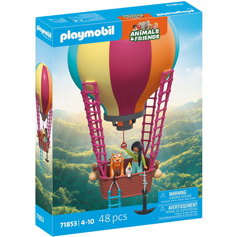 Playmobil Animals And Friends 71853 - Voyage en mongolfiere