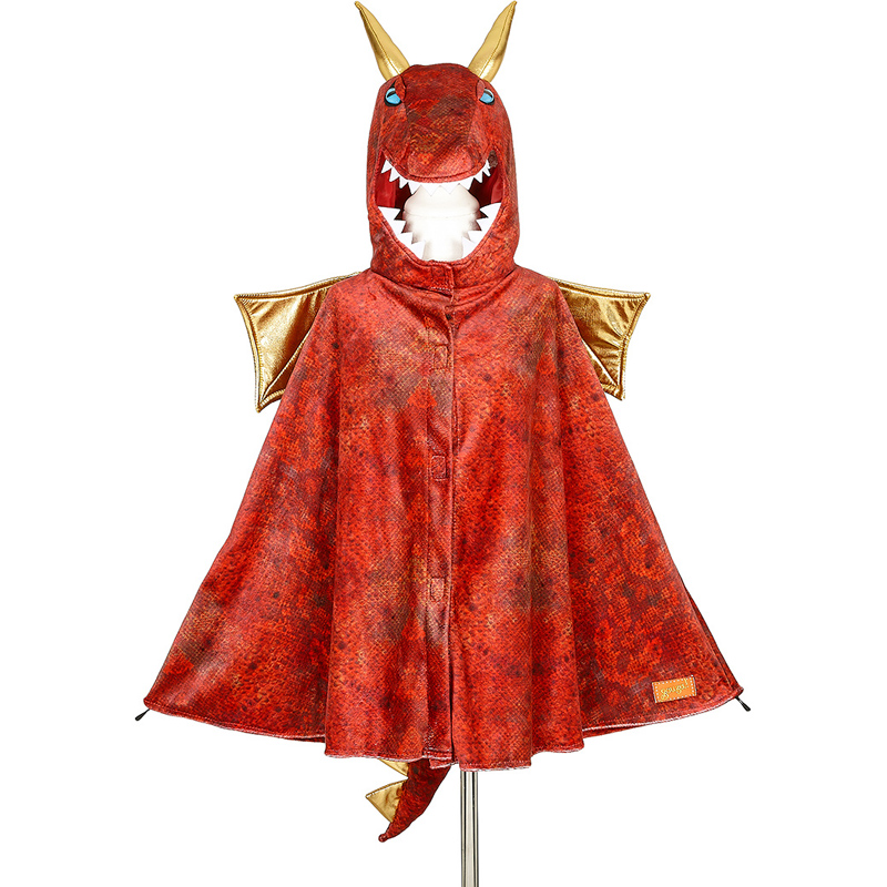 Cape dragon rouge 4-7 ans