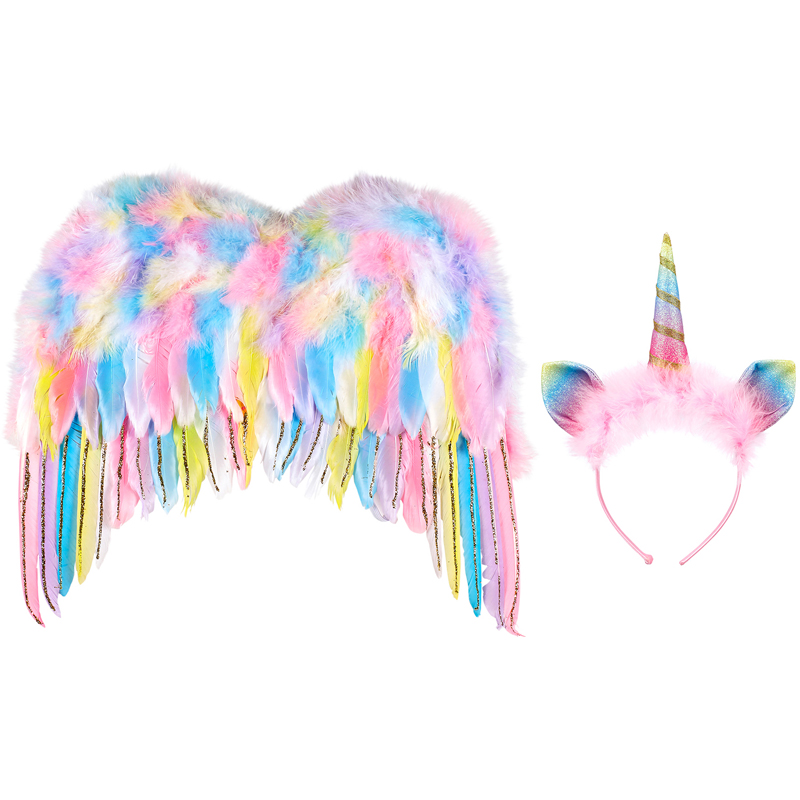 Ailes + serre tête licorne