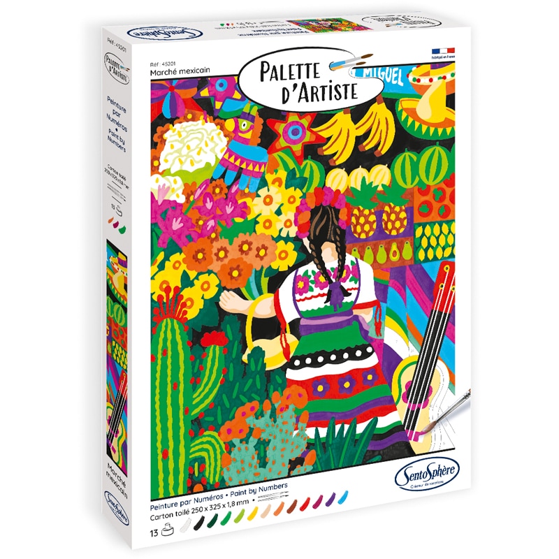 Palette art marche mexicain