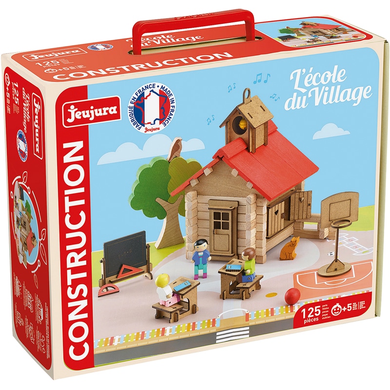 École village 125 pièces bois