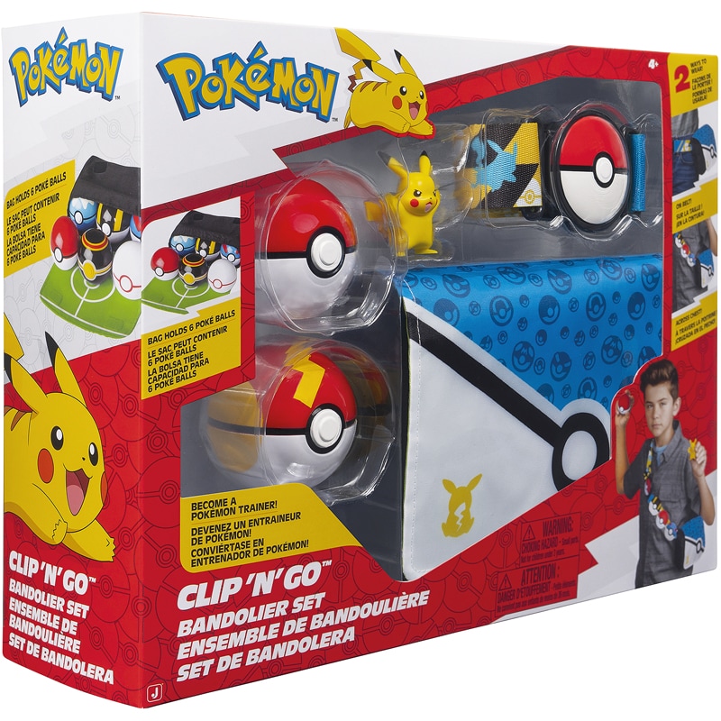 Bandouliere clip n go pokémon assorti