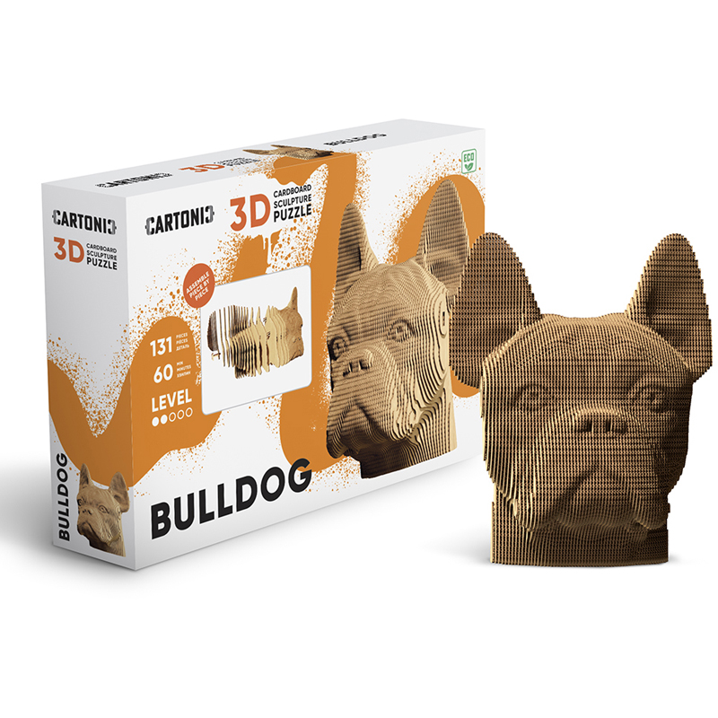Puzzle 3d bulldog