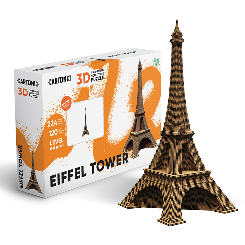 Puzzle 3d tour eiffel