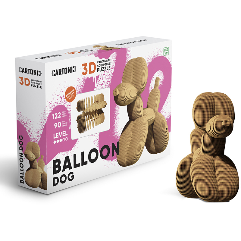 Puzzle 3d chien ballon