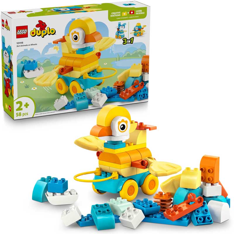 Lego 10448 - Animaux sur roues 3en1 - Lego Duplo