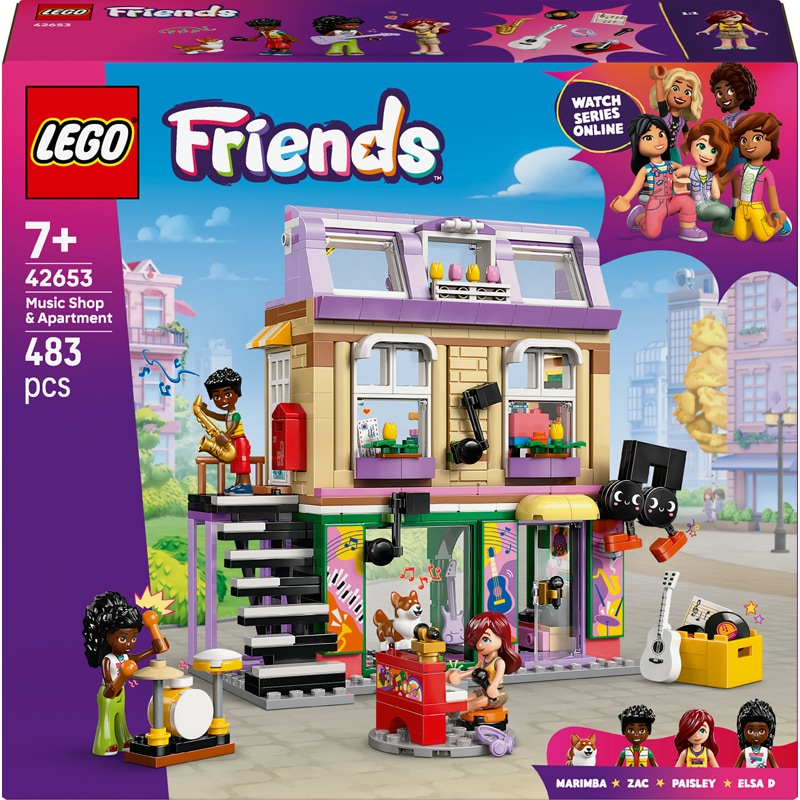 Lego 42653 - Magasin musiq +appart - Lego Friends