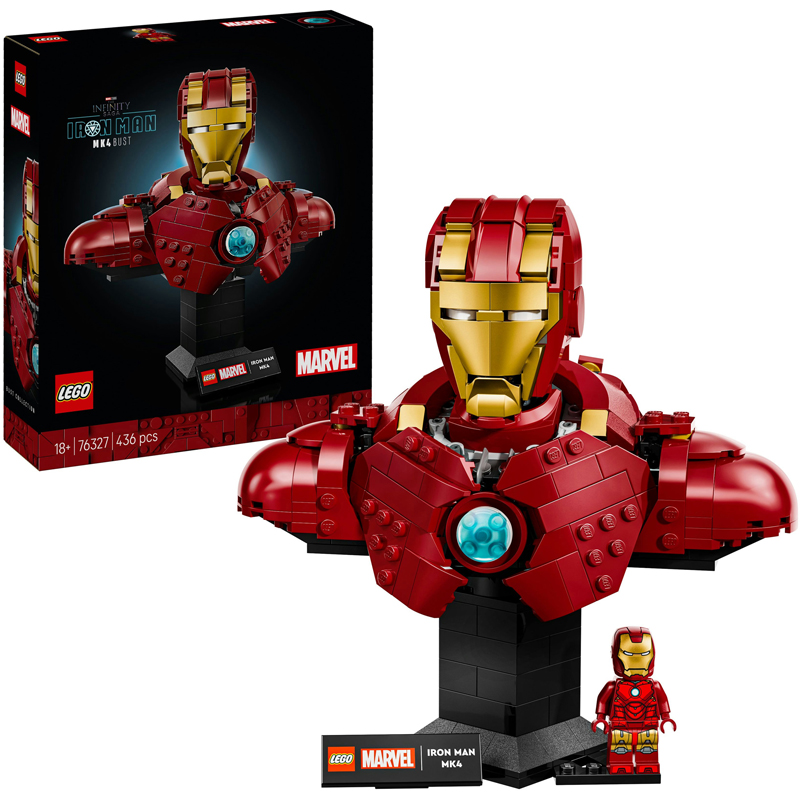 Lego 76327 - Buste mk4 ironman - Lego Dis Iron Man