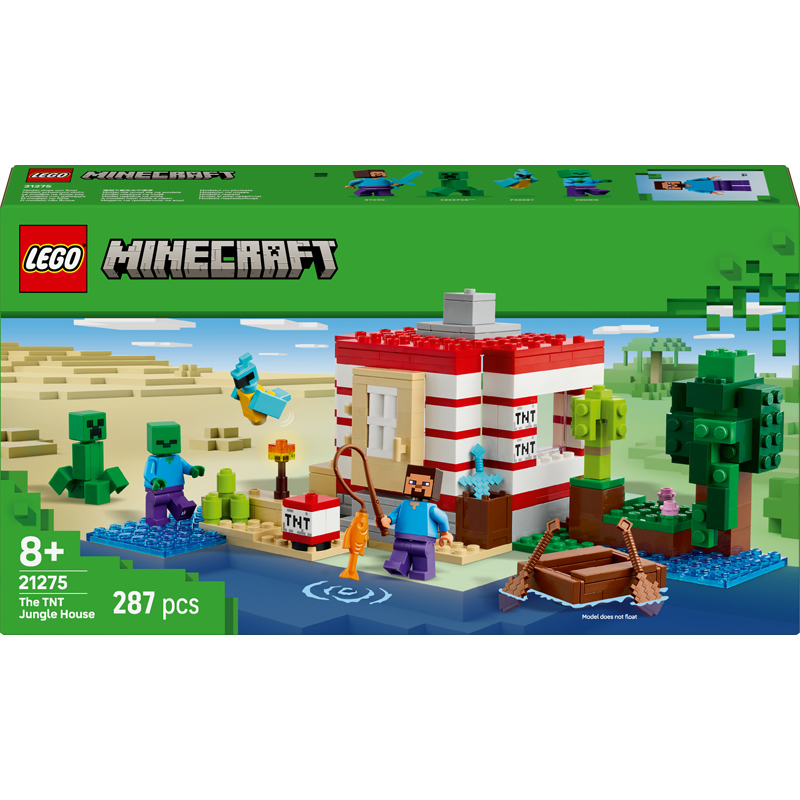 Lego 21275 - Maison en tnt jungle - Lego Minecraft