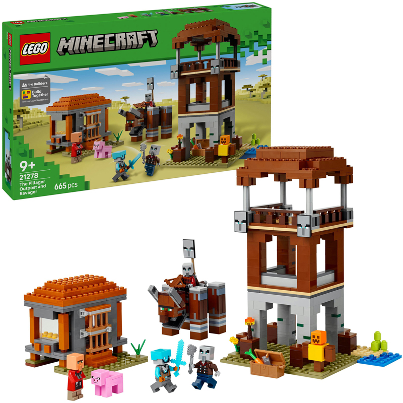 Lego 21278 - Avtposte pillards - Lego Minecraft