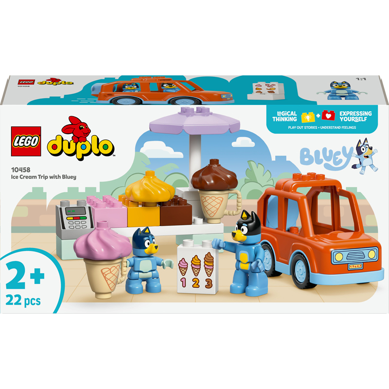 Lego 10458 - Visit marchd glace Bluey - Lego Duplo