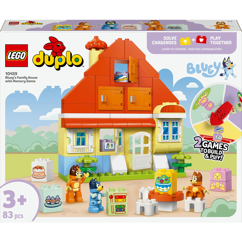 Lego 10459 - Maison jeu memoire Bluey - Lego Duplo