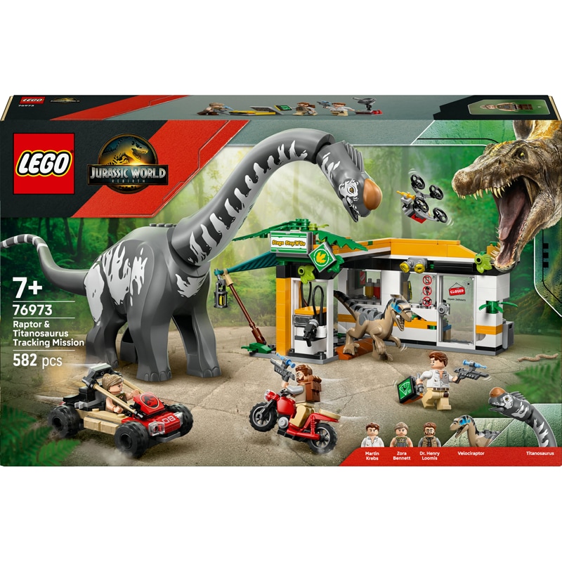 Lego 76973 - Prsuite veloc+ titanos jworld - Lego Jurassic World