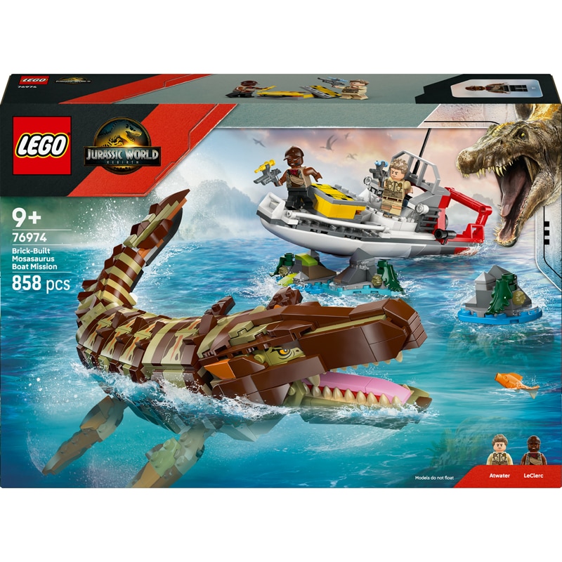 Lego 76974 - Bateau + mosasaure jworld - Lego Jurassic World