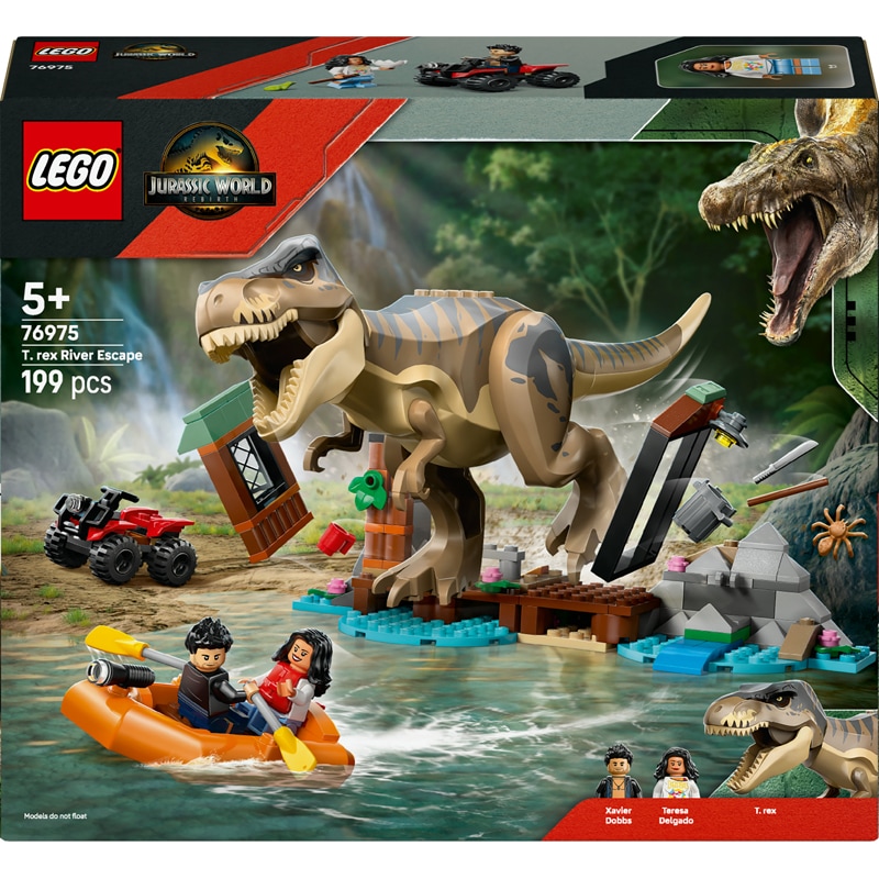 Lego 76975 - T rex +evasion rivière jworld - Lego Jurassic World