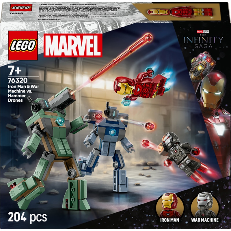 Lego 76320 - War machine vs drones ironma - Lego Dis Iron Man
