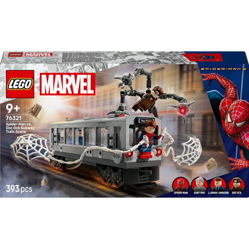 Lego 76321 - Scene train +dr octopus spider - Lego Dis Spiderman