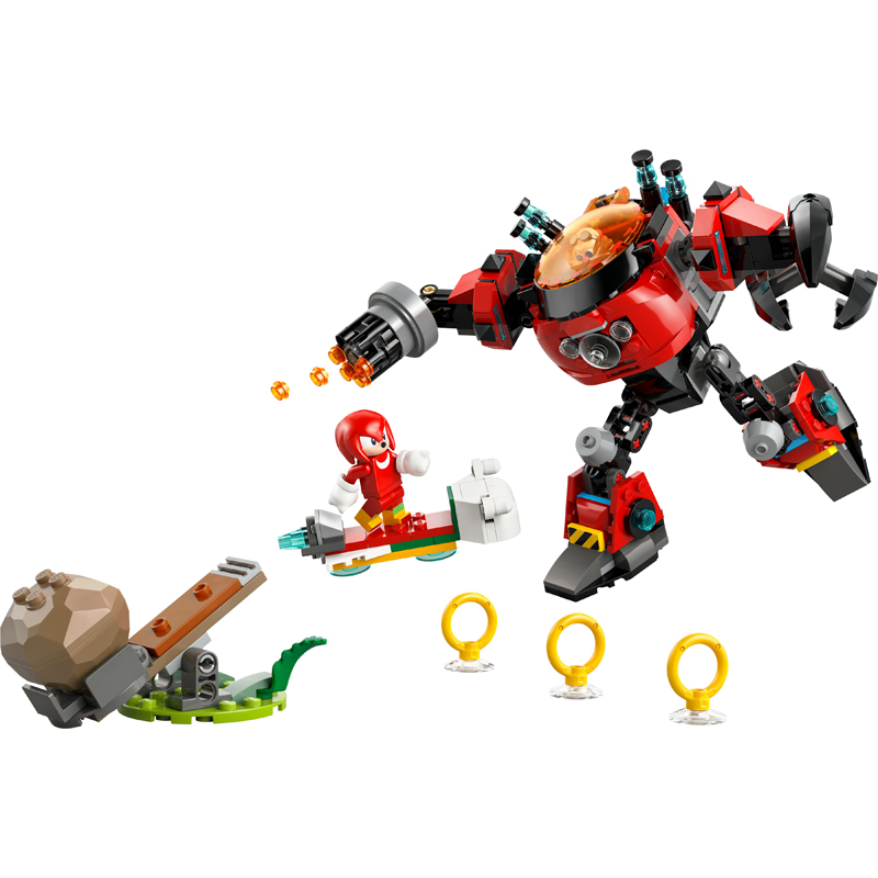 Lego 77005 - Knuckles vs legg crusher - Lego Sonic The Hedge