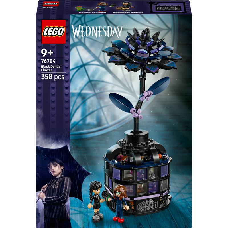 Lego 76784 - Le dahlia noir - Lego Mercredi Addams