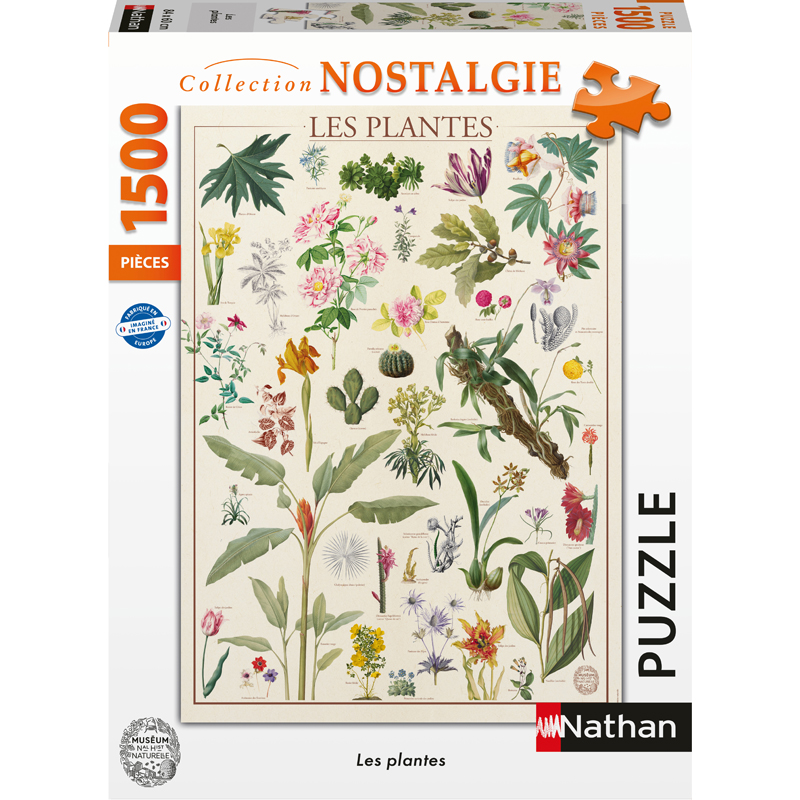 Puzzle 1500 pièces les plantes