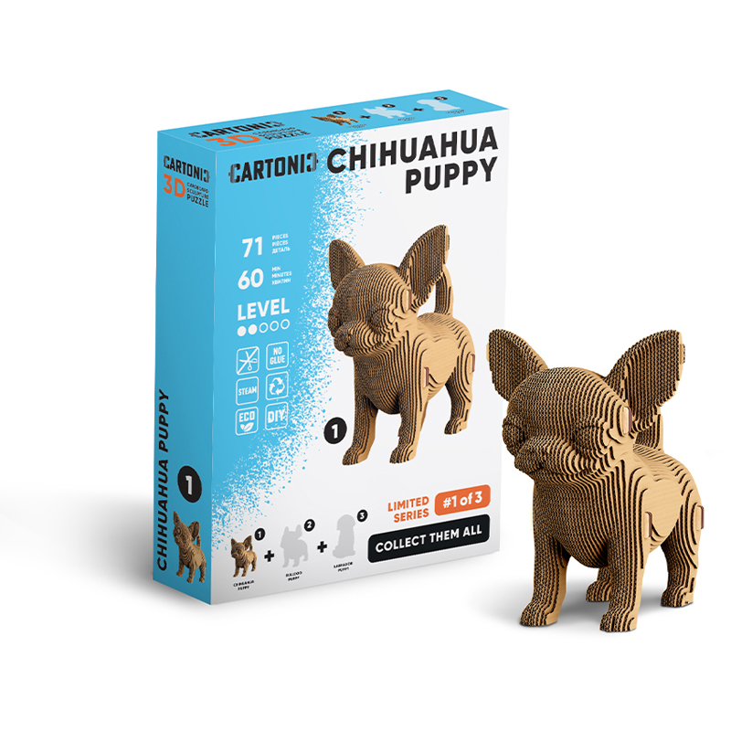 Puzzle 3d chiot chihuahua