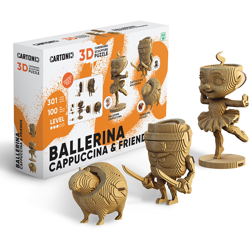 Puzzle 3d ballerina cappucina