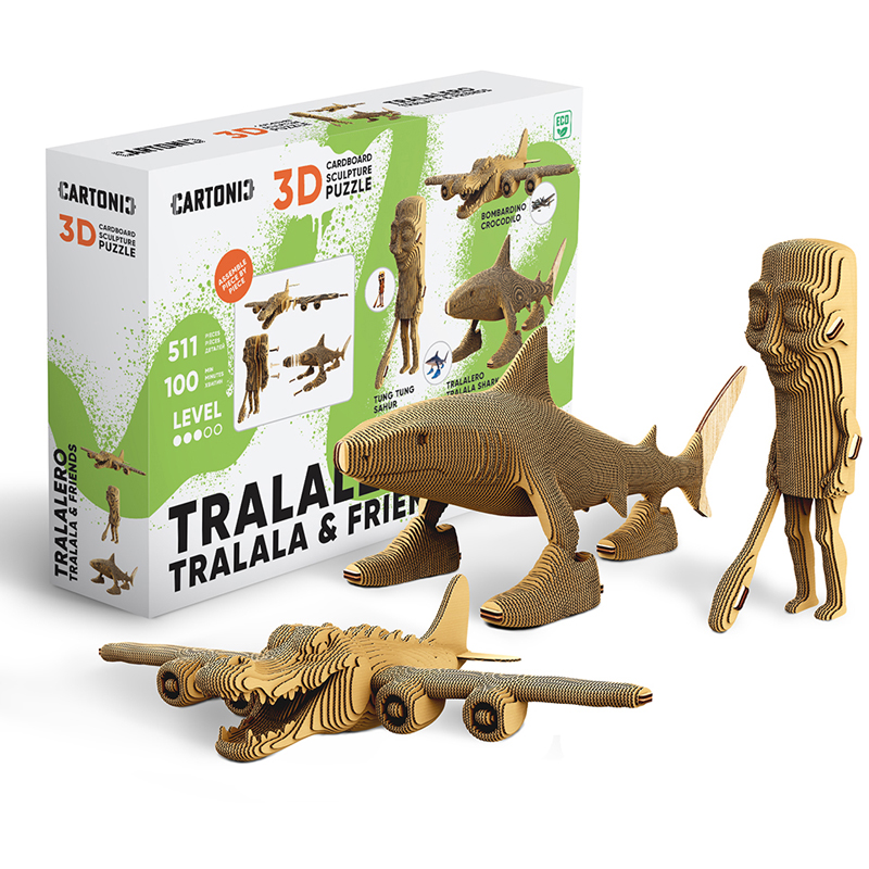 Puzzle 3d tralalero tralala